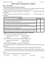 Đề cương ôn tập Học kì 1 KHTN 9 năm 2024–2025 trường THCS Lê Anh Xuân (TP Hồ Chí Minh)
